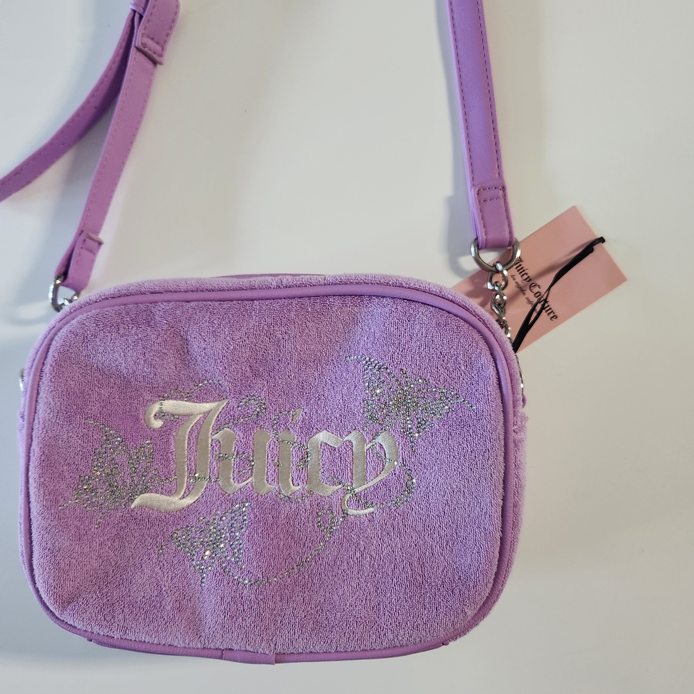 Juicy Couture Wingin' It Butterfly Crossbody Bag in Violet Tulle